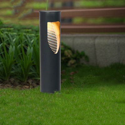 Modern Simplicity Solar Waterproof ABS Cylinder Ground Plug LED Landscape Lighting Outdoor Light For Garden