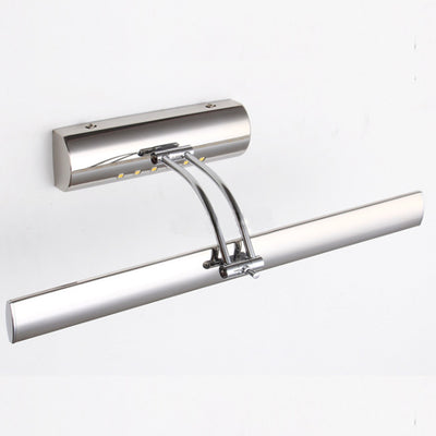 Modern Simplicity Stainless Steel Hardware Strip LED Wall Sconce Lamp Vanity Light For Bathroom