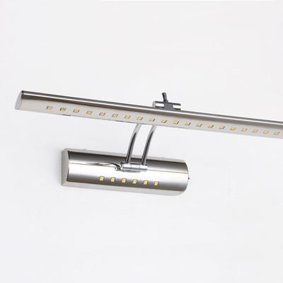 Modern Simplicity Stainless Steel Hardware Strip LED Wall Sconce Lamp Vanity Light For Bathroom