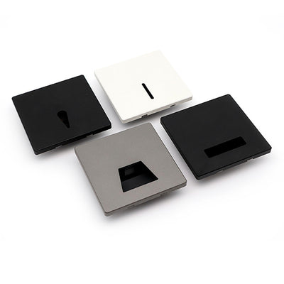 Modern Minimalist Waterproof Aluminum Alloy Steel PC Square LED Recessed Wall Sconce Lamp For Hallway