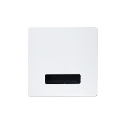 Modern Minimalist Waterproof Aluminum Alloy Steel PC Square LED Recessed Wall Sconce Lamp For Hallway