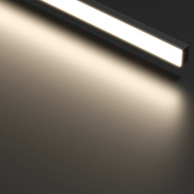 Modern Minimalist Aluminum Silica Linear Strip LED Wall Sconce Lamp For Bedroom