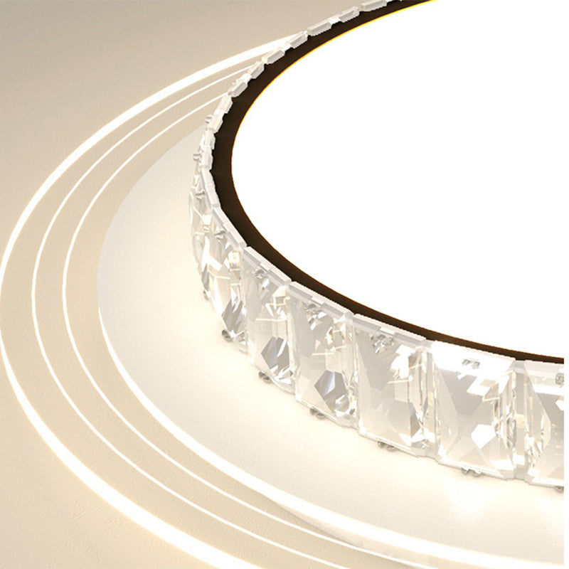 Modern Simplicity Hardware Acrylic Rectangular Square Round LED Flush Mount Ceiling Light For Living Room