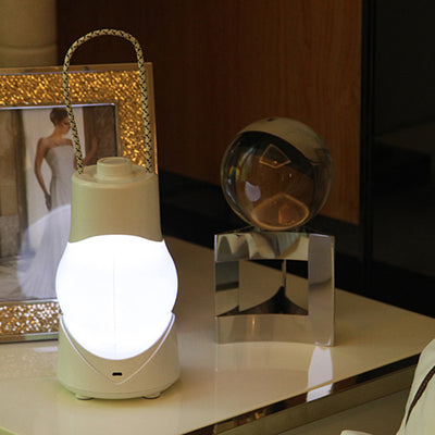 Modern Simplicity Portable Rechargeable ABS Music Box Ball LED Table Lamp Night Light For Bedroom