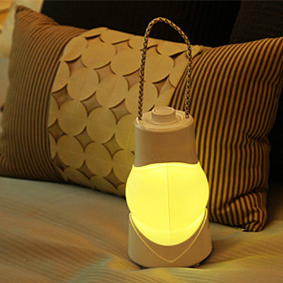 Modern Simplicity Portable Rechargeable ABS Music Box Ball LED Table Lamp Night Light For Bedroom