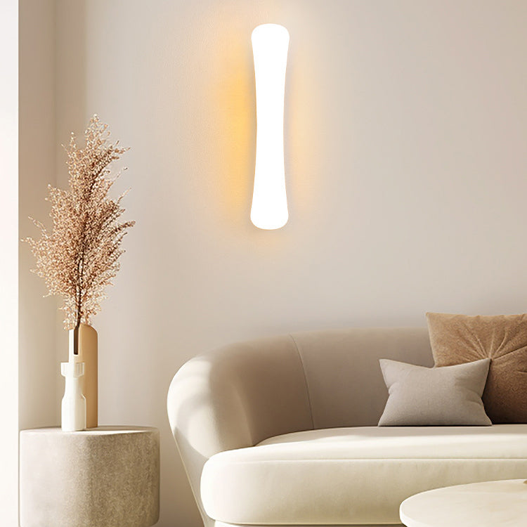 Modern Simplicity ABS PP Strip LED Wall Sconce Lamp For Living Room