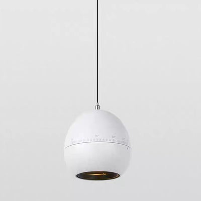 Modern Simplicity Aluminum Egg Liftable Adjustable Focus LED Pendant Light For Bedside