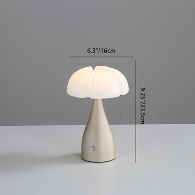 Contemporary Creative Iron Plastic Dome Cloud LED Table Lamp Night Light For Bedroom