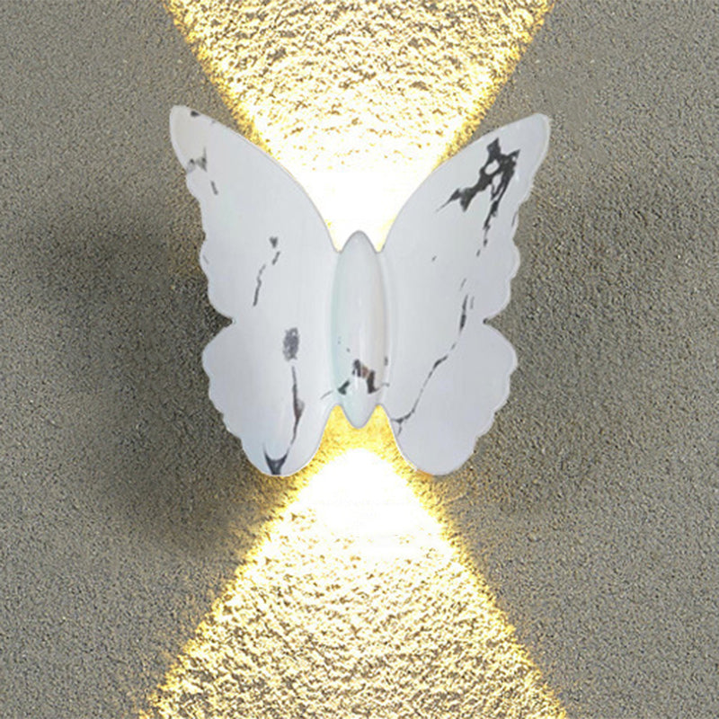 Contemporary Creative Waterproof Butterfly Aluminum LED Wall Sconce Lamp For Outdoor Patio