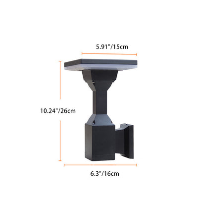 Modern Simplicity Waterproof Column Square Round Aluminum PC LED Wall Sconce Lamp For Outdoor Patio