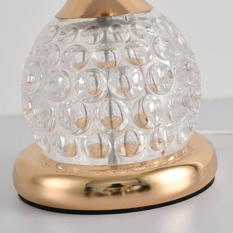 Contemporary Luxury USB Iron PC Dome Mushroom LED Table Lamp For Bedside