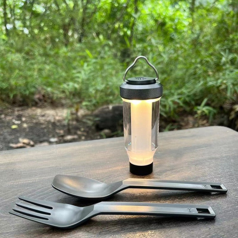 Modern Simplicity Rechargeable Waterproof Cylinder Aluminum Alloy Rubber PC LED Outdoor Light For Garden