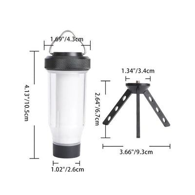 Modern Simplicity Rechargeable Waterproof Cylinder Aluminum Alloy Rubber PC LED Outdoor Light For Garden