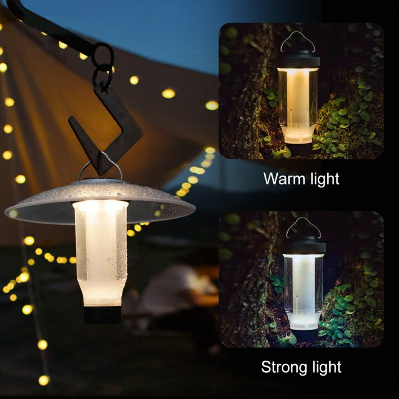 Modern Simplicity Rechargeable Waterproof Cylinder Aluminum Alloy Rubber PC LED Outdoor Light For Garden