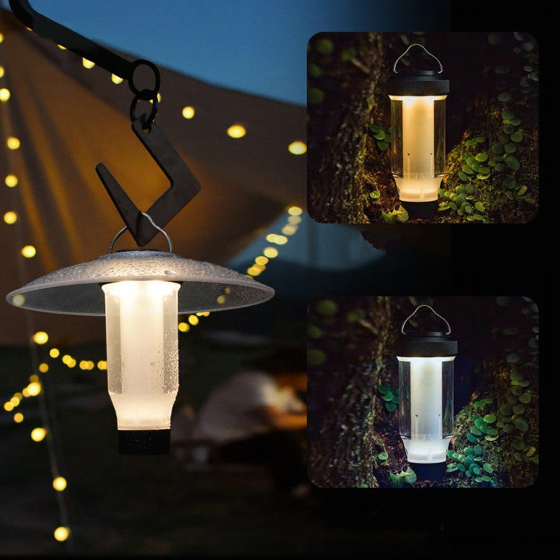 Modern Simplicity Rechargeable Waterproof Cylinder Aluminum Alloy Rubber PC LED Outdoor Light For Garden