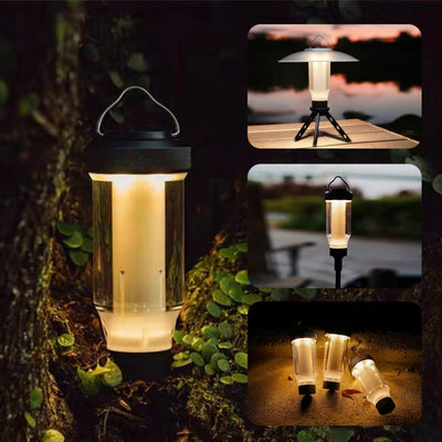 Modern Simplicity Rechargeable Waterproof Cylinder Aluminum Alloy Rubber PC LED Outdoor Light For Garden