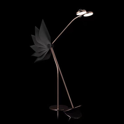 Contemporary Creative Flamingo Iron Acrylic LED Standing Floor Lamp For Living Room