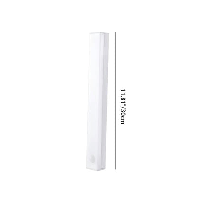 Modern Minimalist Rechargeable Body Sensor Magnetic PC Acrylic Strip LED Wall Sconce Lamp For Kitchen