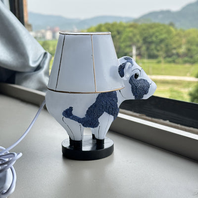 Contemporary Creative USB Resin Fabric Cow LED Table Lamp For Bedroom