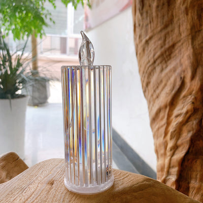 Modern Art Deco Battery PP Candle Decoration LED Table Lamp Night Light For Dining Room