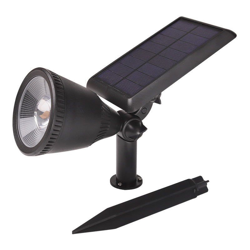 Modern Simplicity Solar Waterproof Horn Spotlight ABS PC LED Wall Sconce Lamp For Outdoor Patio