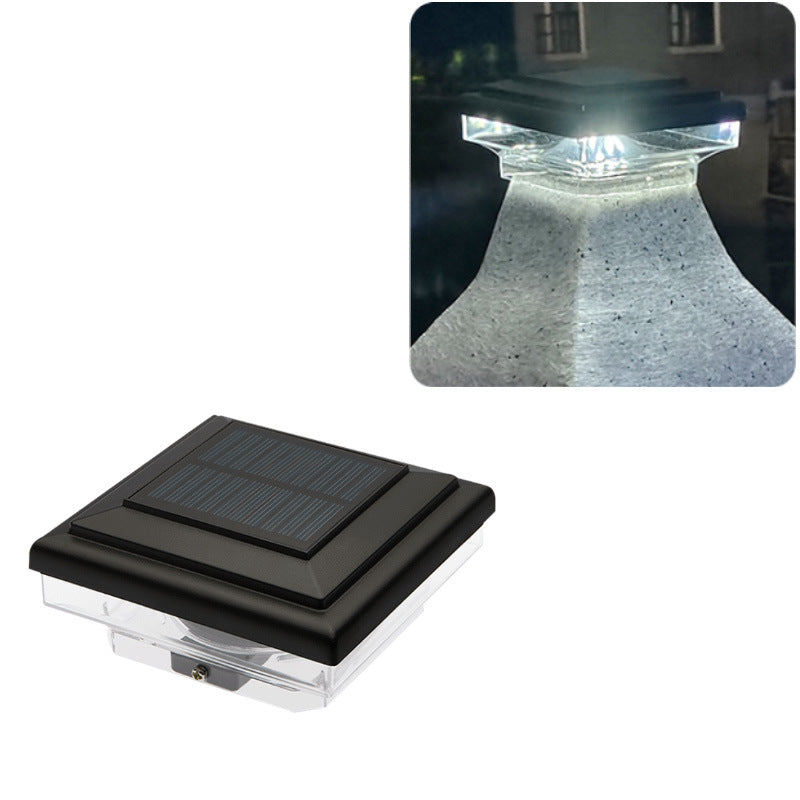 Modern Minimalist Solar Waterproof ABS PS Square LED Outdoor Light Landscape Lighting For Outdoor Patio