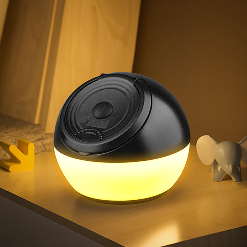 Modern Simplicity Rechargeable ABS Ball Flashlight Portable LED Night Light For Bedside