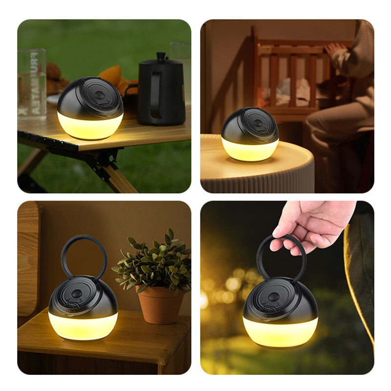 Modern Simplicity Rechargeable ABS Ball Flashlight Portable LED Night Light For Bedside