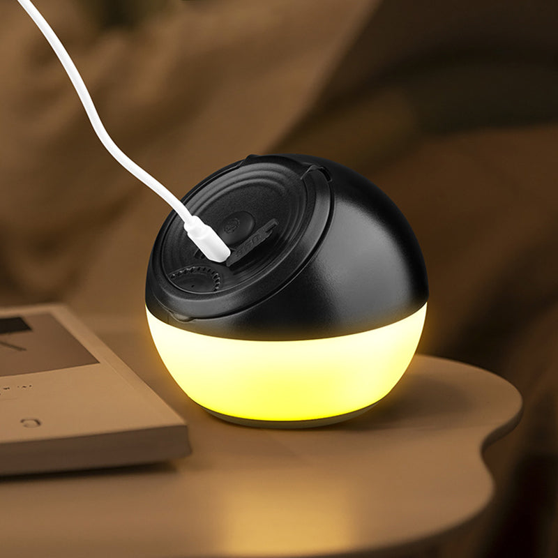 Modern Simplicity Rechargeable ABS Ball Flashlight Portable LED Night Light For Bedside