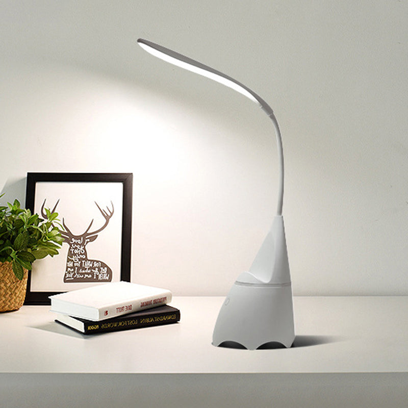 Modern Simplicity USB Rechargeable ABS Silica Hose Strip Adjustable LED Desk Lamp For Study