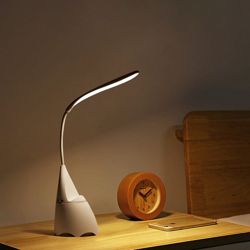 Modern Simplicity USB Rechargeable ABS Silica Hose Strip Adjustable LED Desk Lamp For Study