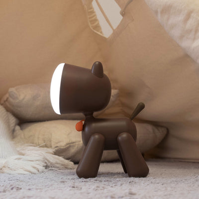 Contemporary Creative Rechargeable ABS PC Puppy LED Table Lamp Night Light For Bedside