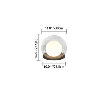 Modern Simplicity Solar Waterproof Stainless Steel PE PMMA Ball Moon 1-Light Outdoor Light For Garden