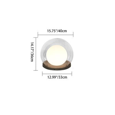 Modern Simplicity Solar Waterproof Stainless Steel PE PMMA Ball Moon 1-Light Outdoor Light For Garden