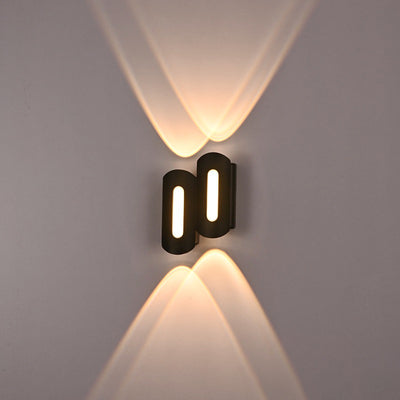 Modern Simplicity Waterproof Aluminum Strip LED Wall Sconce Lamp For Outdoor Patio