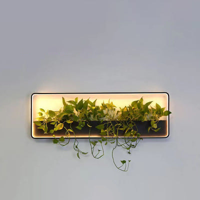 Modern Minimalist Solar Waterproof Stainless Steel Aluminum Square Rectangular  LED Wall Sconce Lamp For Garden