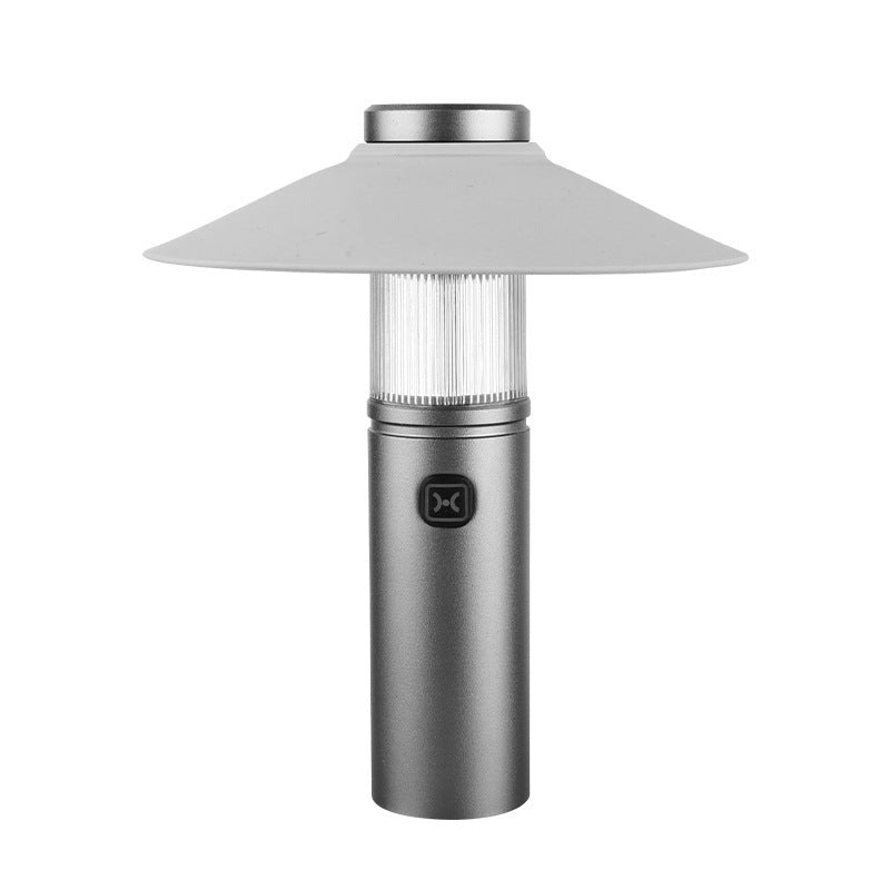 Modern Minimalist Rechargeable Waterproof Cylinder Flashlight Portable LED Outdoor Light For Outdoor Patio