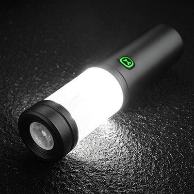 Modern Minimalist Rechargeable Waterproof Cylinder Flashlight Portable LED Outdoor Light For Outdoor Patio