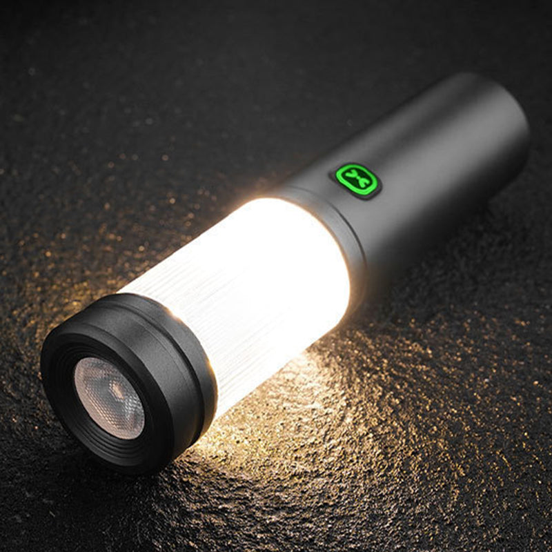 Modern Minimalist Rechargeable Waterproof Cylinder Flashlight Portable LED Outdoor Light For Outdoor Patio