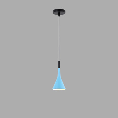 Contemporary Nordic Iron Conic 1-Light Pendant Light For Bedside