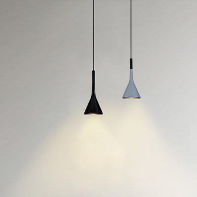 Contemporary Nordic Iron Conic 1-Light Pendant Light For Bedside