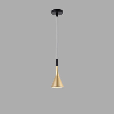 Contemporary Nordic Iron Conic 1-Light Pendant Light For Bedside