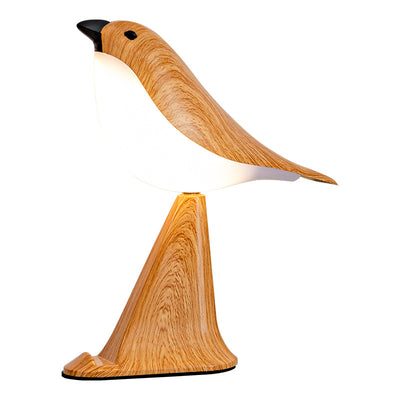 Contemporary Creative Rechargeable ABS PC Bird Singing Aroma With Phone Holder LED Table Lamp Night Light For Bedside