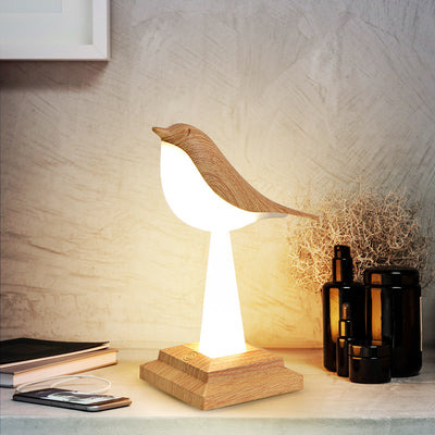 Contemporary Creative Rechargeable ABS PC Magpie Aroma LED Table Lamp Night Light For Bedside