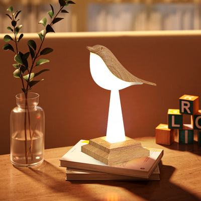 Contemporary Creative Rechargeable ABS PC Magpie Aroma LED Table Lamp Night Light For Bedside