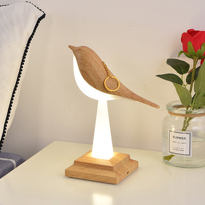 Contemporary Creative Rechargeable ABS PC Magpie Aroma LED Table Lamp Night Light For Bedside