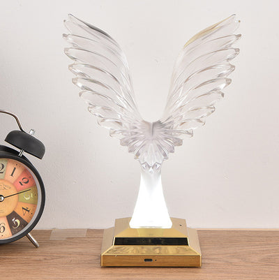 Contemporary Creative USB ABS Acrylic Wingspan Eagle Aroma LED Table Lamp Night Light For Bedside