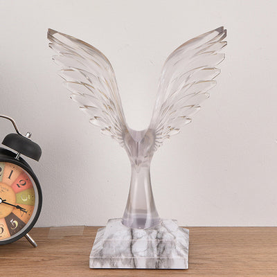 Contemporary Creative USB ABS Acrylic Wingspan Eagle Aroma LED Table Lamp Night Light For Bedside