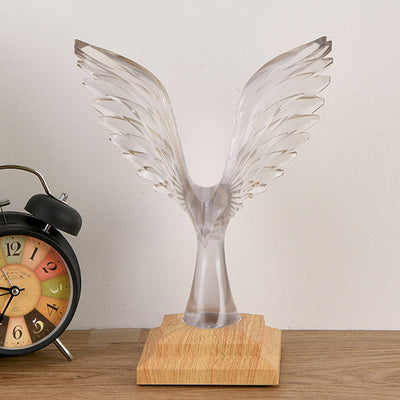 Contemporary Creative USB ABS Acrylic Wingspan Eagle Aroma LED Table Lamp Night Light For Bedside