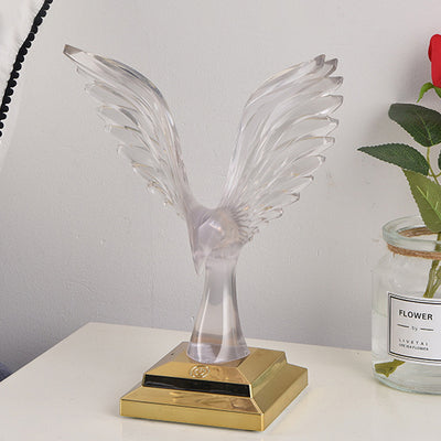 Contemporary Creative USB ABS Acrylic Wingspan Eagle Aroma LED Table Lamp Night Light For Bedside